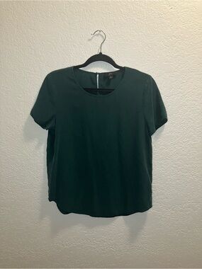 Green Silk Blouse